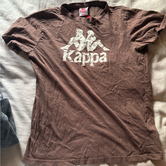 Kappa Brown Short Sleeve Tee with Logo - Picture 2 of 3